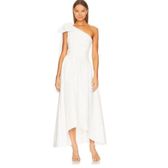 Elliat Liesel One-Shoulder White Dress - Picture 1 of 3